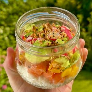 Chirashi au saumon