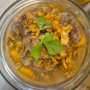 Joues de porc à la bière et purée de butternut